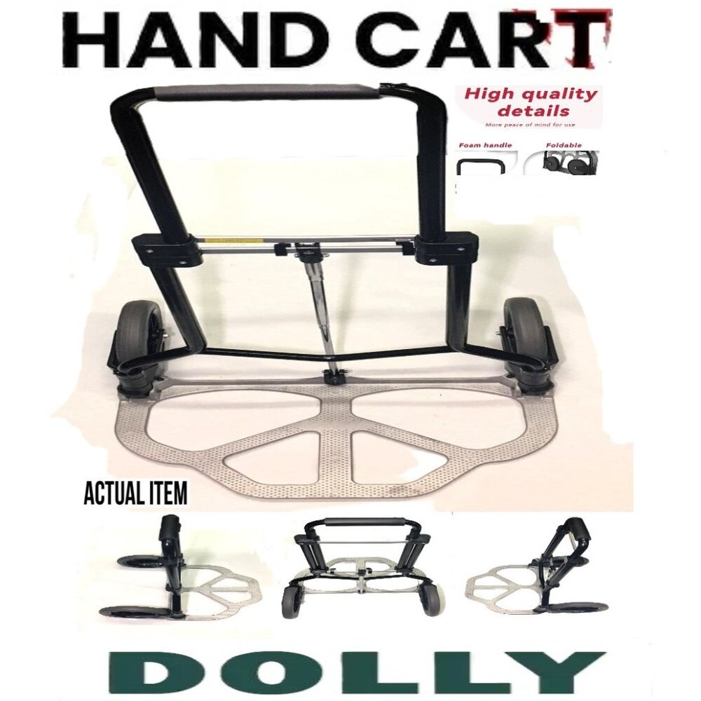 🛑 HAND Foldable ➕🆒 DOLLY Folding Luggage CART Trolley Heavy Duty 💸BUY NOW‼️